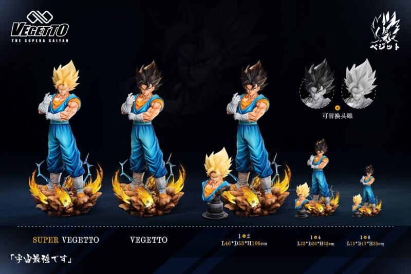 ドラゴンボール - ベジット The Ultimate Fusion 1/6・1/4 スタチュー Infinite Studio