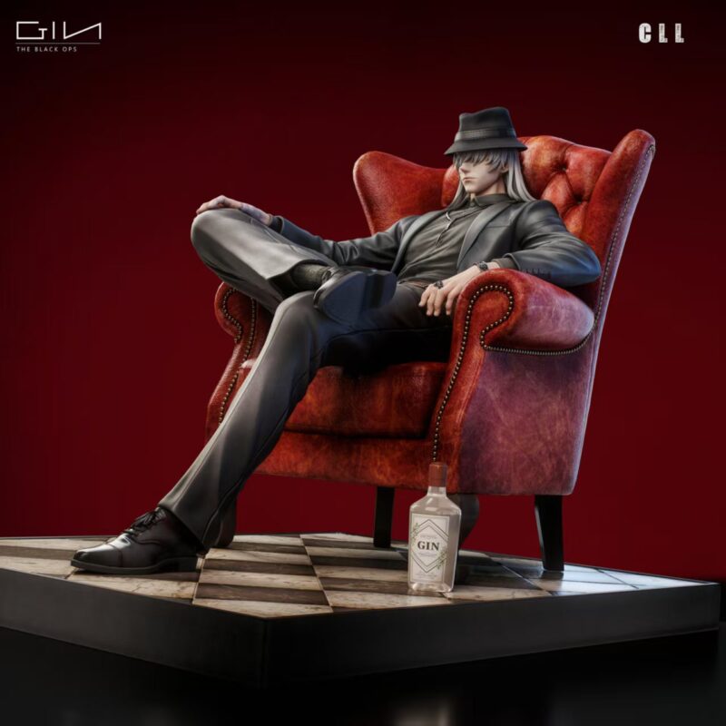 名探偵コナン - ジン 1/6 スタチュー CLL Studio 2 名探偵コナン - ジン 1/6 スタチュー CLL Studio