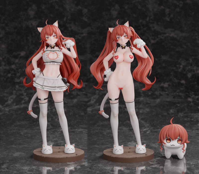 無職転生 - エリス 猫耳 1/6 スタチュー Tensei Studio
