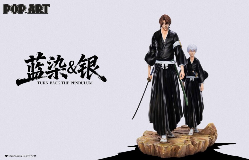 BLEACH - 藍染惣右介 & 市丸ギン 1/6 スタチュー POP.ART Studio
