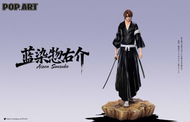 BLEACH - 藍染惣右介 & 市丸ギン 1/6 スタチュー POP.ART Studio