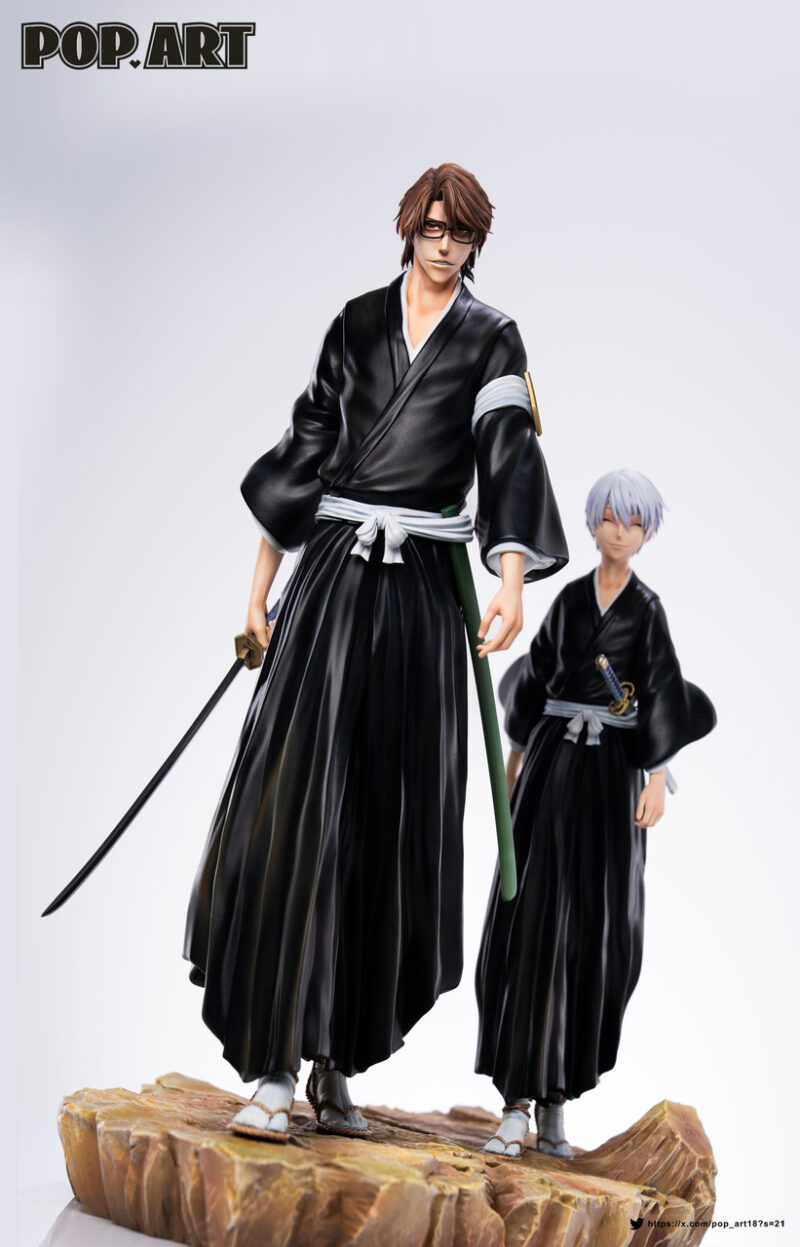 BLEACH - 藍染惣右介 & 市丸ギン 1/6 スタチュー POP.ART Studio
