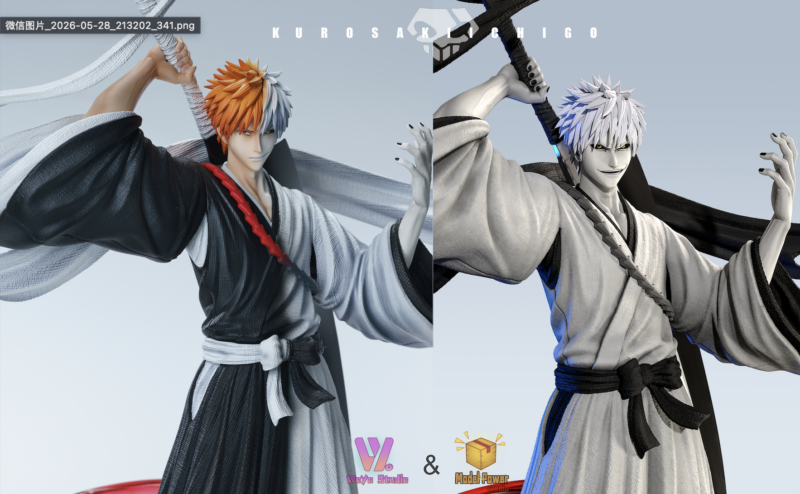 BLEACH - 黒崎一護 1/6 スタチュー WoYo Studio & Model Power Studio