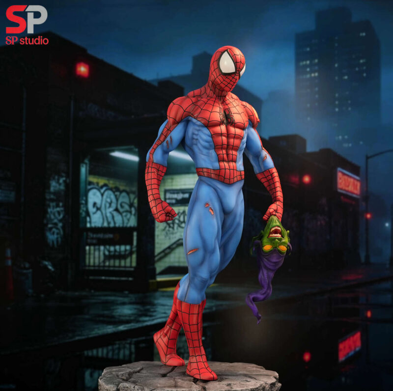 アメコミ - スパイダーマン Spider Man 1/4 スタチュー SP Studio
