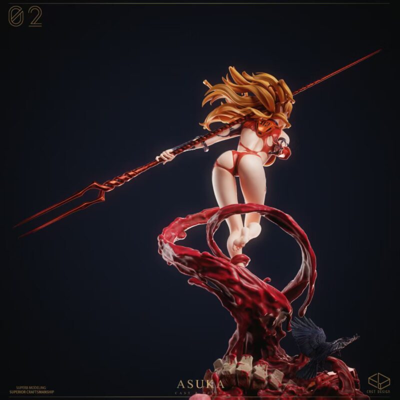 エヴァンゲリオン - アスカ 1/4 スタチュー Cast Design 7 エヴァンゲリオン - アスカ 1/4 スタチュー Cast Design