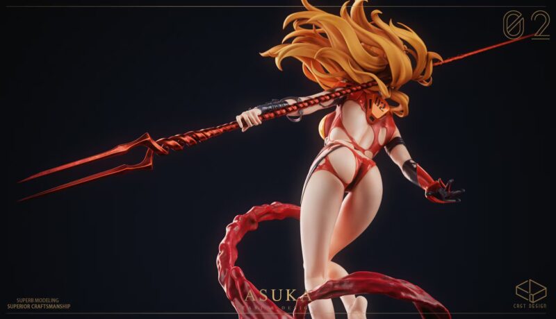 エヴァンゲリオン - アスカ 1/4 スタチュー Cast Design 8 エヴァンゲリオン - アスカ 1/4 スタチュー Cast Design