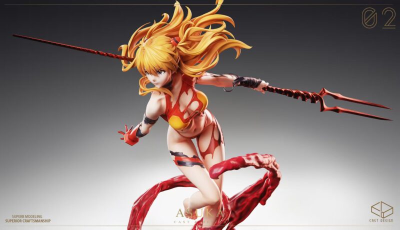 エヴァンゲリオン - アスカ 1/4 スタチュー Cast Design 10 エヴァンゲリオン - アスカ 1/4 スタチュー Cast Design