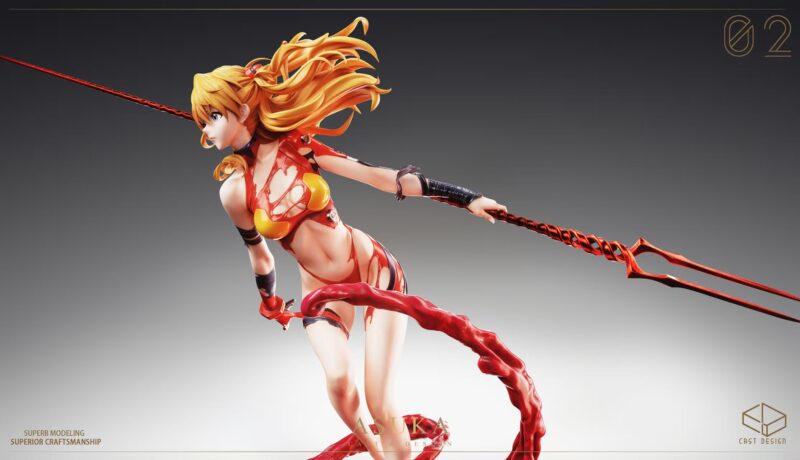 エヴァンゲリオン - アスカ 1/4 スタチュー Cast Design 13 エヴァンゲリオン - アスカ 1/4 スタチュー Cast Design