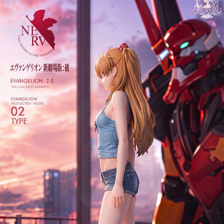 エヴァンゲリオン - アスカ 1/6 スタチュー Cinderella Studio