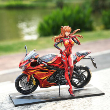 エヴァンゲリオン - アスカ & バイク 1/6 スタチュー Aetheria Studio × SX Studio