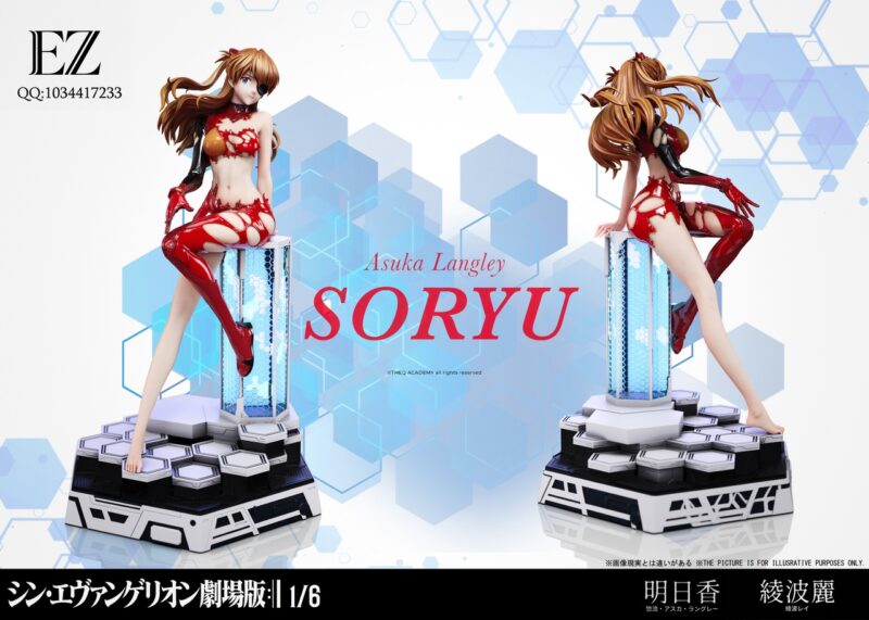 エヴァンゲリオン - アスカ & 綾波レイ 1/6 スタチュー EZ Studio