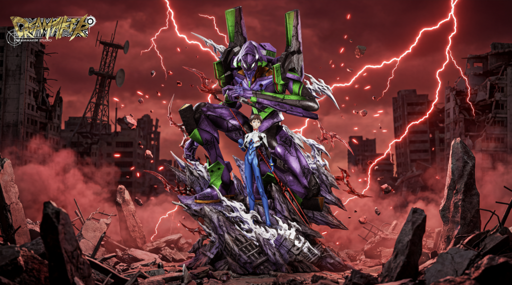 エヴァンゲリオン - 碇シンジ & EVANGELION-01(初号機) 1/6 スタチュー Dreammaker Studio