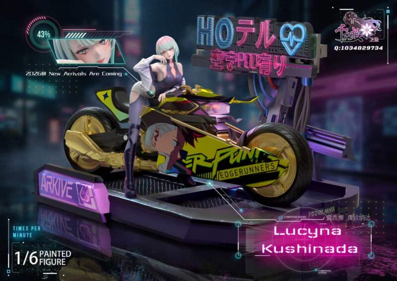 サイバーパンク - Motorcycle ルーシー 1/6 スタチュー QBYGZ Studio サイバーパンク - Motorcycle ルーシー 1/6 スタチュー QBYGZ Studio