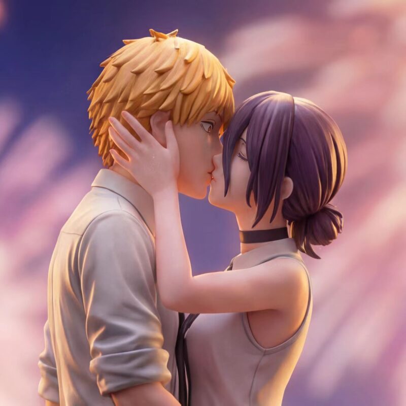 チェンソーマン - デンジ & レゼ Kiss 1/6 スタチュー PINK Studio 3 チェンソーマン - デンジ & レゼ Kiss 1/6 スタチュー PINK Studio