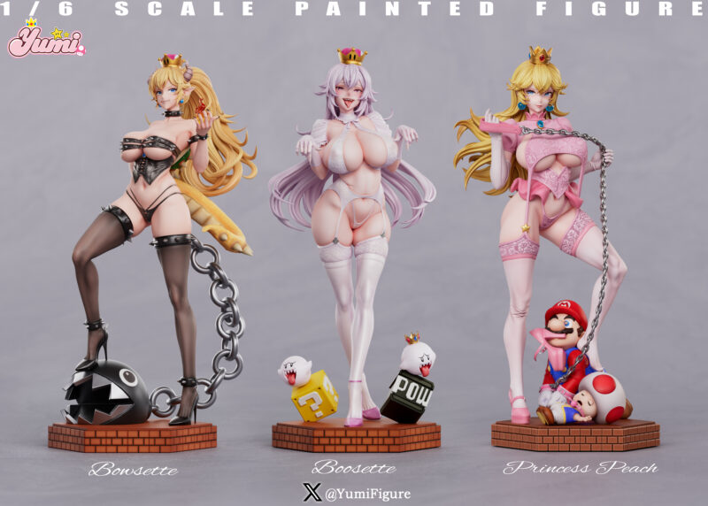 マリオ - ピーチ姫 1/6 スタチュー Yumi Figure