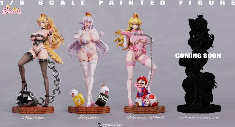 マリオ - ピーチ姫 1/6 スタチュー Yumi Figure