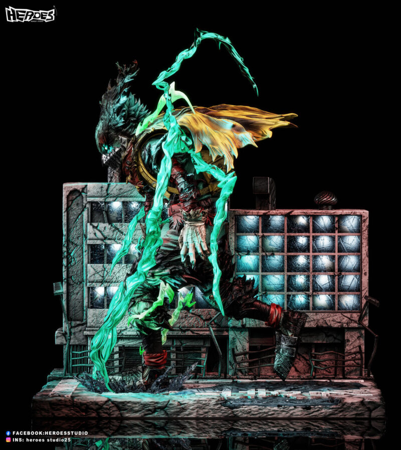 僕のヒーローアカデミア - 黒デク 緑谷出久 1/6 スタチュー Heroes Studio