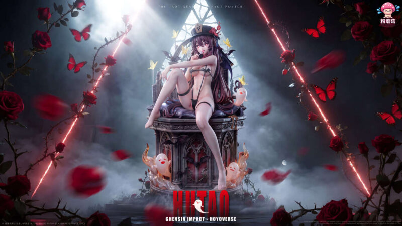原神 - 胡桃（フータオ） 1/6 スタチュー Pink Mushroom Studio
