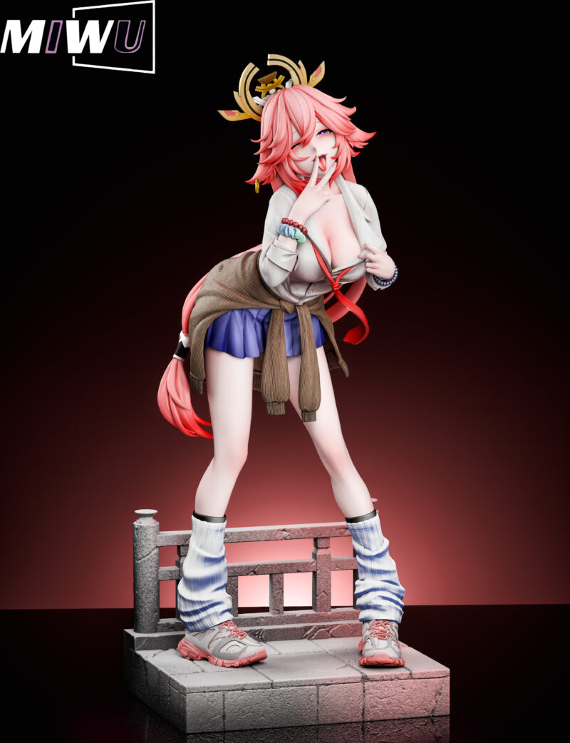 原神 - 雷電将軍 & 八重神子 1/6 スタチュー Miwu Studio 4 原神 - 雷電将軍 & 八重神子 1/6 スタチュー Miwu Studio