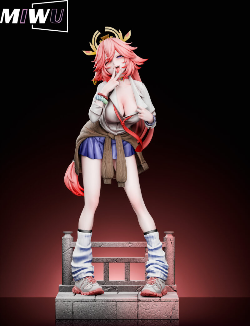 原神 - 雷電将軍 & 八重神子 1/6 スタチュー Miwu Studio 8 原神 - 雷電将軍 & 八重神子 1/6 スタチュー Miwu Studio