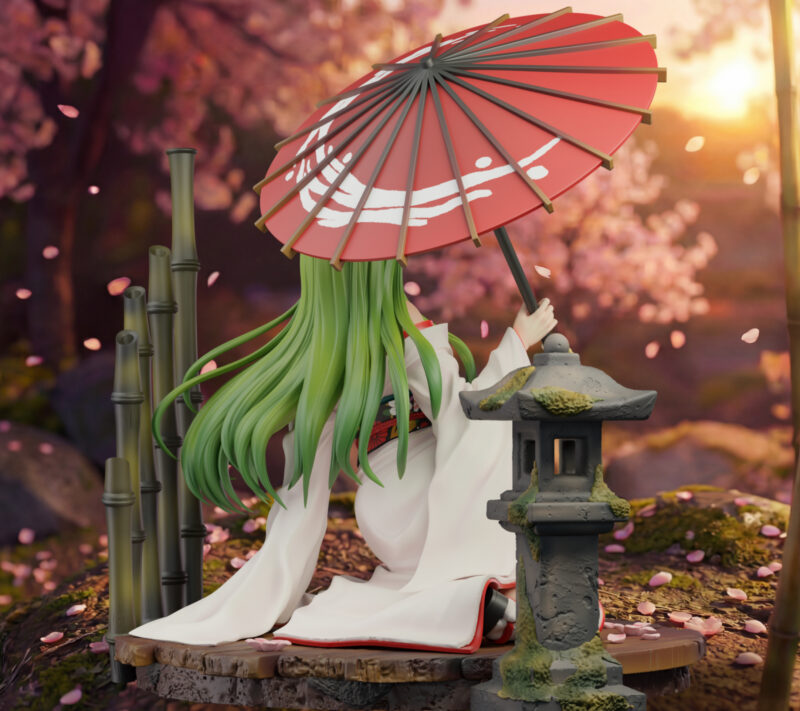反逆のルルーシュ - C.C. 着物 1/6 スタチュー Surreal Studio