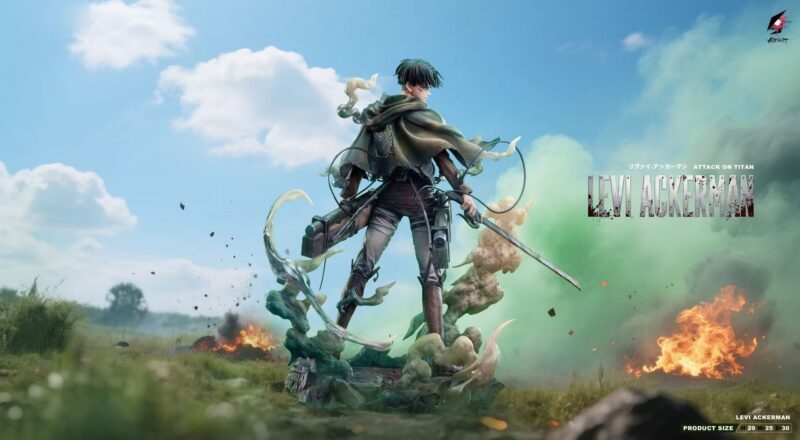 進撃の巨人 - リヴァイ・アッカーマン 1/6 スタチュー Scarlet Studio