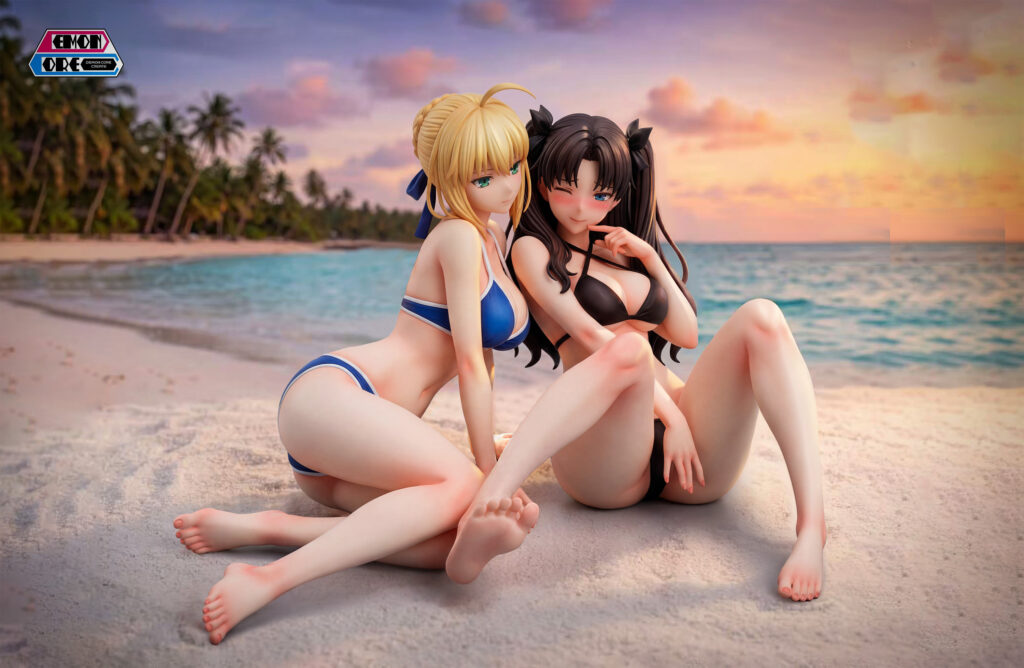 Fate - セイバー & 遠坂凛 1/6 スタチュー Demon Core Studio
