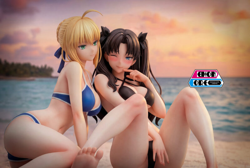 Fate - セイバー & 遠坂凛 1/6 スタチュー Demon Core Studio