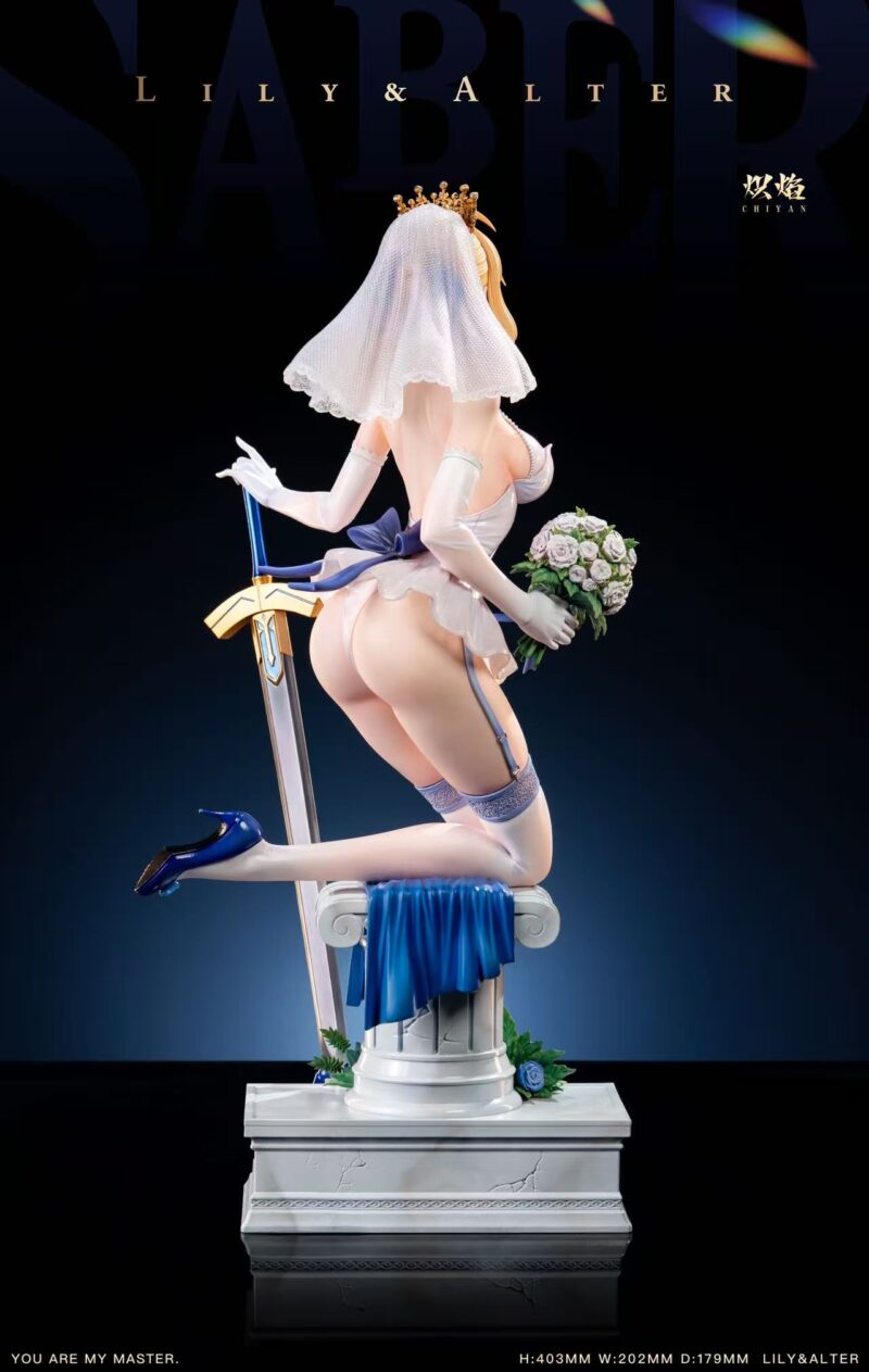 Fate - Wedding Dress アルトリア & オルタ 1/4 スタチュー ChiYan Studio