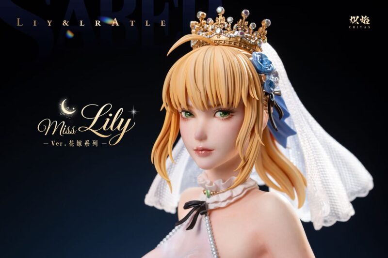 Fate - Wedding Dress アルトリア & オルタ 1/4 スタチュー ChiYan Studio
