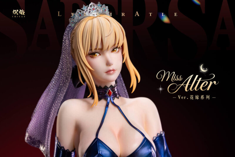 Fate - Wedding Dress アルトリア & オルタ 1/4 スタチュー ChiYan Studio