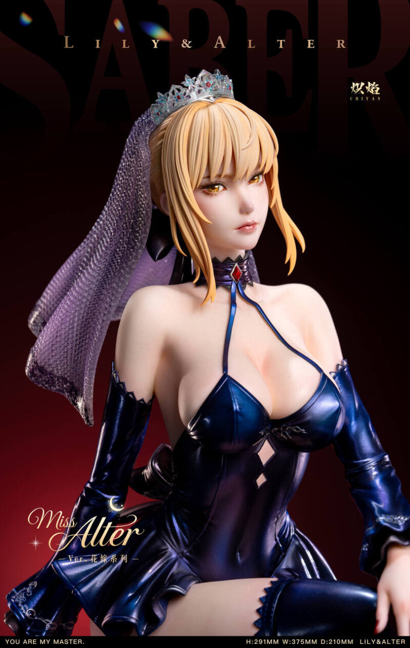 Fate - Wedding Dress アルトリア & オルタ 1/4 スタチュー ChiYan Studio