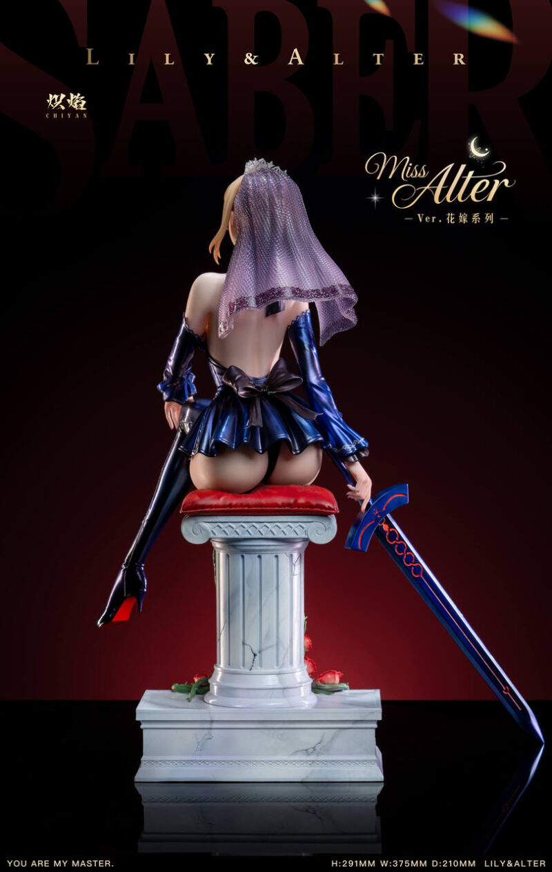Fate - Wedding Dress アルトリア & オルタ 1/4 スタチュー ChiYan Studio