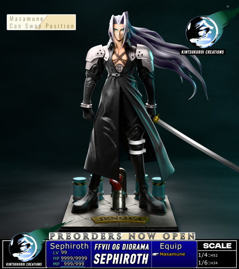 FINAL FANTASY - FFVII セフィロス 1/6・1/4 スタチュー Kintsukuroi Creations