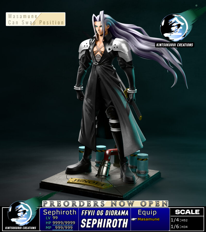 FINAL FANTASY - FFVII セフィロス 1/6・1/4 スタチュー Kintsukuroi Creations
