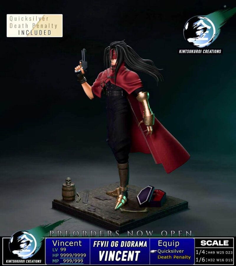 FINAL FANTASY - FFVII ヴィンセント 1/6・1/4 スタチュー Kintsukuroi Creations