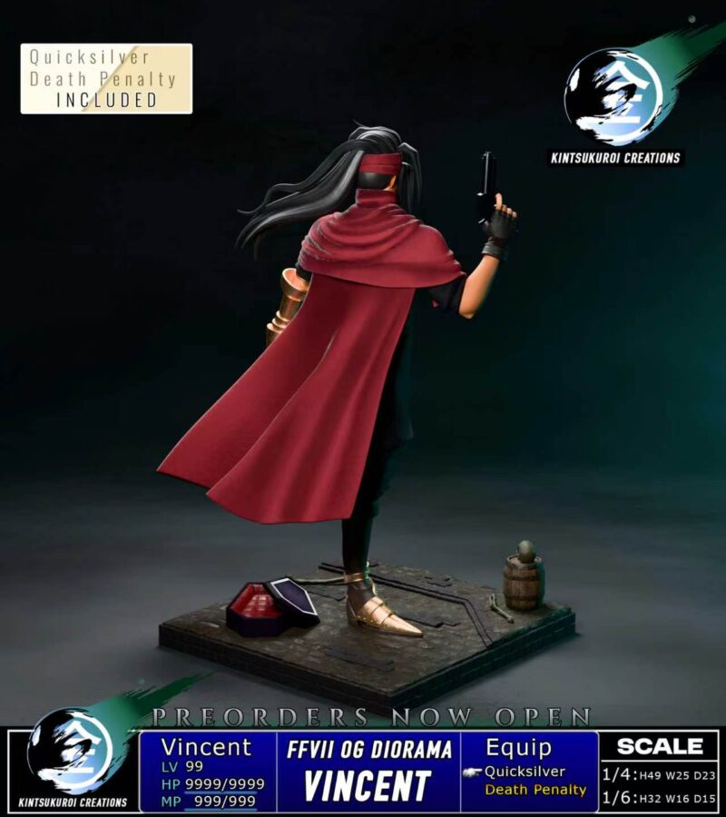 FINAL FANTASY - FFVII ヴィンセント 1/6・1/4 スタチュー Kintsukuroi Creations