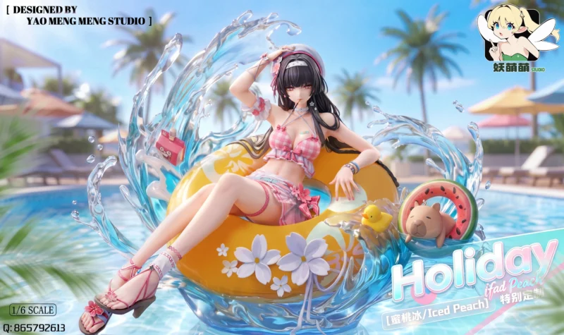 鳴潮 - 千咲（水着ver. / 蜜桃氷・Iced Peach） 1/6 スタチュー YaoMengMeng Studio