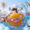 鳴潮 - 千咲（水着ver. / 蜜桃氷・Iced Peach） 1/6 スタチュー YaoMengMeng Studio