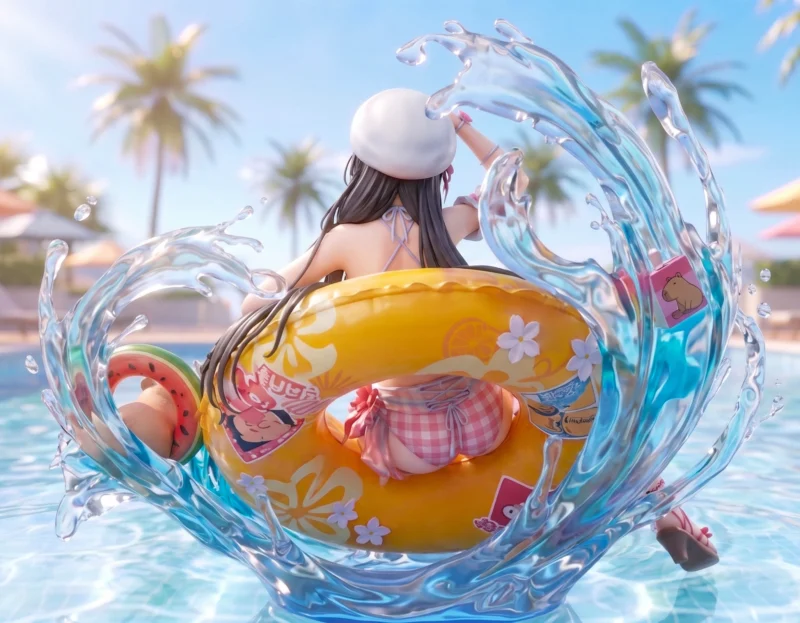鳴潮 - 千咲（水着ver. / 蜜桃氷・Iced Peach） 1/6 スタチュー YaoMengMeng Studio