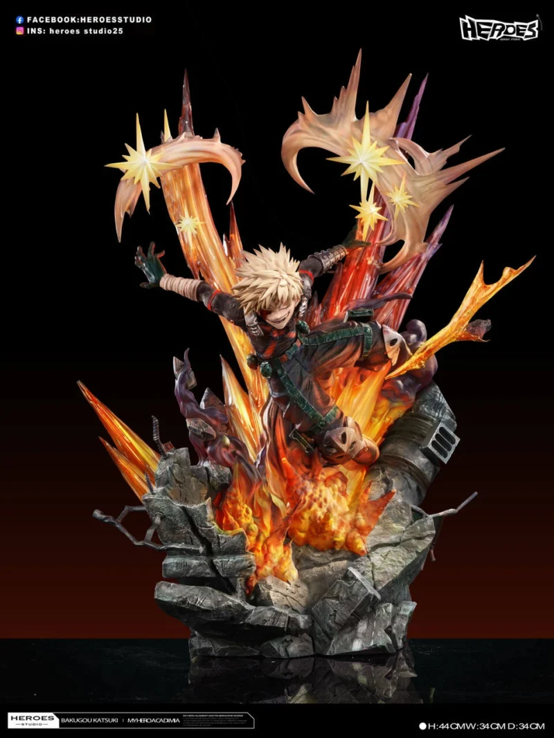 僕のヒーローアカデミア - 爆豪勝己 1/6 スタチュー Heroes Studio